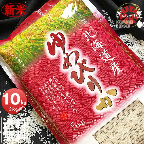 新米 令和5年産 北海道産 ゆめぴりか 10kg (5kg×2袋セット)＜白米＞ 【送料無料】【北海道米 送料込み 米 お米 真空パック選択可】