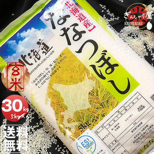 令和5年産 YESクリーン ななつぼし 玄米 30kg (5kg×6袋セット)＜玄米／白米／分づき米＞ 