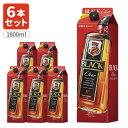 ブラックニッカ 【1ケース6本セット送料無料】 ニッカウィスキー ブラックニッカ クリア パック 37度 1800ml×6本 ウイスキー [T.2890.S