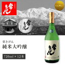 【12本セット送料無料】常きげん 純米大吟醸 720ml×12本化粧箱入り<瓶清酒>※北海道・九州・沖縄県は送料無料対象外【鹿野酒造】[T6.3244.01.S...