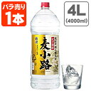  宝酒造 麦焼酎 麦小路 25度 4000ml(4L)×1本 ※北海道・九州・沖縄県は送料無料対象外 甲類乙類混和 むぎこうじ 