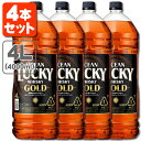 【4本セット送料無料】キリン オーシャンラッキーゴールド 37度 4000ml(4L)×4本 [1ケース]※北海道・九州・沖縄県は送料無料対象外オーシャン ラッキー ゴールド ウイスキー ジャパニーズウイスキー 国産ウイスキー [T.020.3803.1.SE]