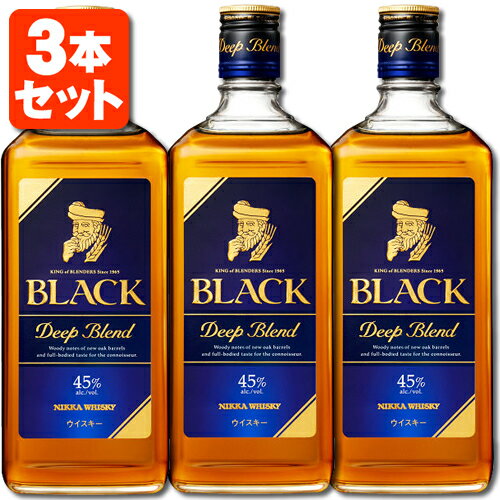 【3本セット送料無料】ブラックニッカ ディープブレンド 45度 700ml×3本※北海道 九州 沖縄県は送料無料対象外ウイスキー ジャパニーズウイスキー 国産ウイスキー Black Nikka Deep Blend T.001.2382.1.SE