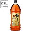 【送料無料】 キリン オークマスター 樽薫る 40度 2700ml(2.7L)×1本 ※沖縄県は送料無料対象外 ウイスキー ジャパニーズウイスキー 国産ウイスキー オークマスター 樽薫る [T.020.4166.1.SE]