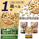 【メール便送料無料(3cm)】割れカシューナッツ 食塩不使用/しお味/トリュフ味/燻製風味 100～160g×1個酒の肴 おつまみ 訳あり 割れあり 塩味 無塩 [T60.1474.3.SE]