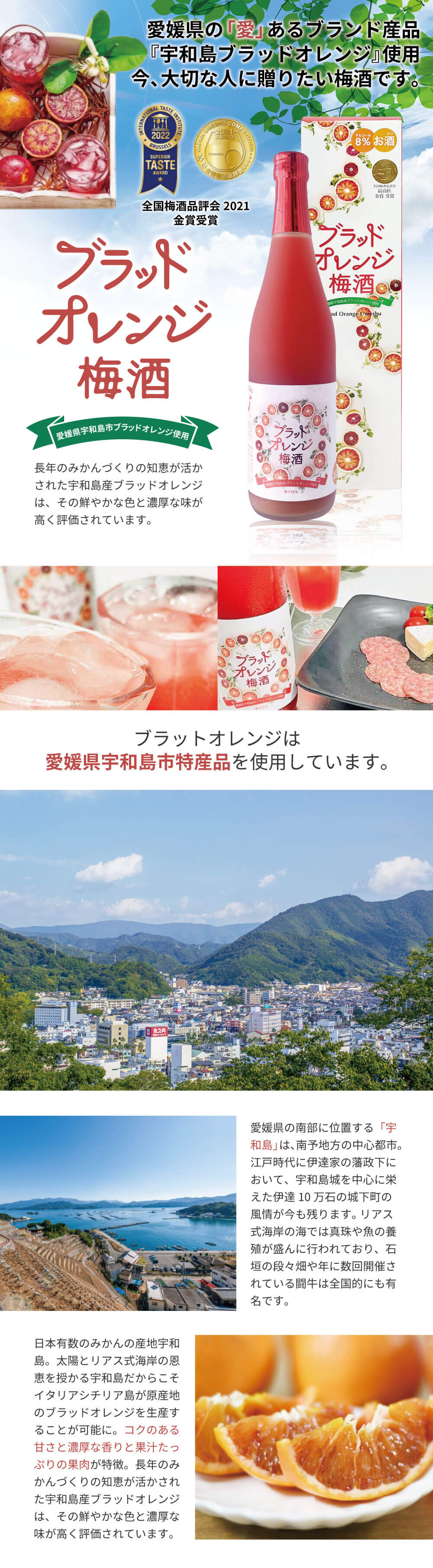 【6本セット送料無料】 名門サカイ ブラッドオレンジ梅酒 720ml6本 梅酒 [T.2664.SE]