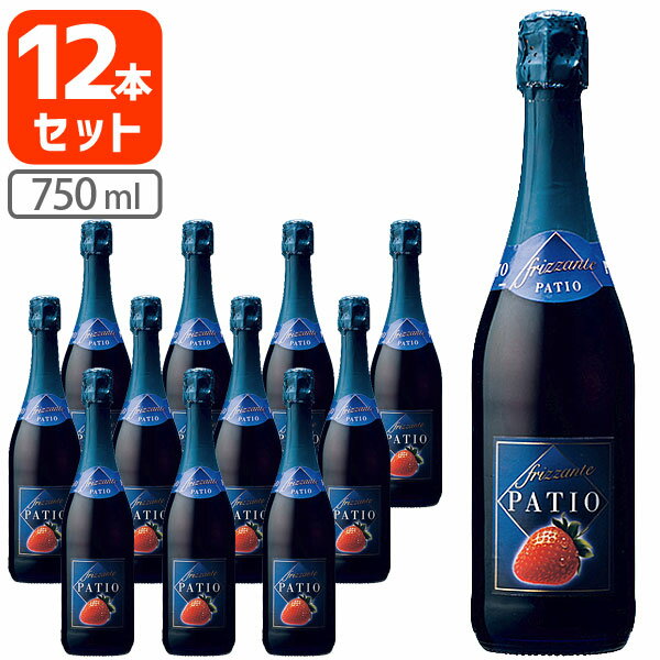 【12本セット送料無料】ドネリ・パティオ・フリッツァンテ・フラーゴラ（苺） 750ml×12本ワイン 甘口 イタリア ストロベリー フレーバー 甘口スパークリング[T1.2109.-.SE]