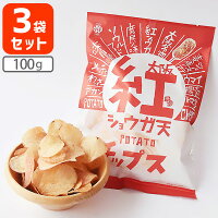 大阪 紅ショウガ天ポテトチップス 100g×3袋※北海道・九州・沖縄県は送料無料対象外酒の肴 おつまみ おやつ [T.1464.2.SE]