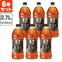 【送料無料】 アサヒ ブラックニッカクリア 37度 2700ml(2.7L)×6本 ※北海道・九州・沖縄県は送料無料対象外 ウイスキー ジャパニーズウイスキー 国産ウイスキー Black NIKKA Clear 黒 [T.001.3597.1.SE]