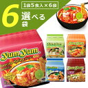 【選べる6袋セット送料無料】5味から選べる ヤムヤム タイラーメン60〜70g×6袋セット(1袋に5食入り)※18袋まで同梱可能※北海道・九州・沖縄県は送料無料...