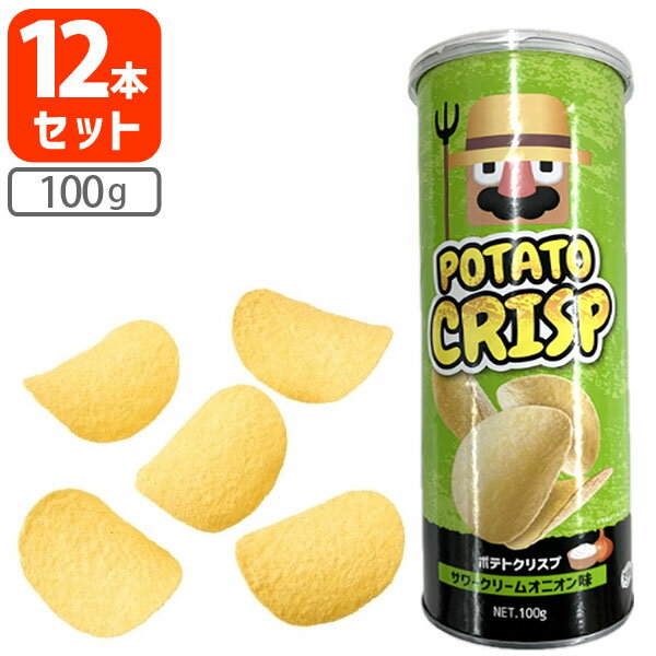 【12本セット送料無料】アシストバルール ポテトクリスプ サワークリームオニオン味 100g×12個※北海道・九州・沖縄県は送料無料対象外ポテトチップス ポテチ...