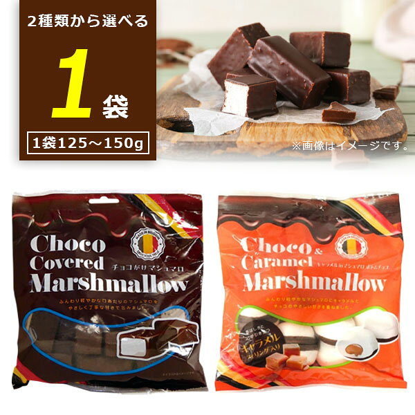 【予約(11/3以降発送)】『特定送料』【選べる1袋】ドウシシャ チョコがけマシュマロ・キャラメルinマシュマロ ボトムチョコ 125～150g×1袋 チョコマシュマロ キャラメル お菓子 [S.1534.-.SE]