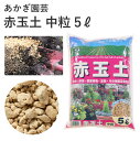 あかぎ園芸 赤玉土 中粒 5L 用土 基本用土 ガーデニング 園芸 園芸用品 農業資材 農業用品 家庭菜園 ガーデニング用品 ガーデン 花 花壇 鉢植え 土 草花 観葉植物 盆栽 野菜 庭木