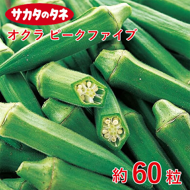 Rakuten - オクラ ピークファイブ 約60粒
