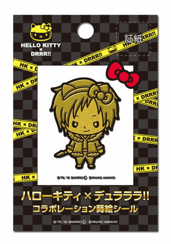 【メール便可】サンリオ★ハローキティ×デュラララ!!★蒔絵シール(いざや)HELLO KITTY×DRRR!!