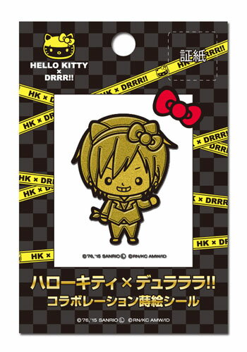 【メール便可】サンリオ★ハローキティ×デュラララ!!★蒔絵シール(きだくん)HELLO KITTY×DRRR!!