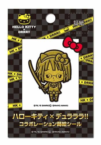 【メール便可】サンリオ★ハローキティ×デュラララ!!★蒔絵シール(あんり)HELLO KITTY×DRRR!!