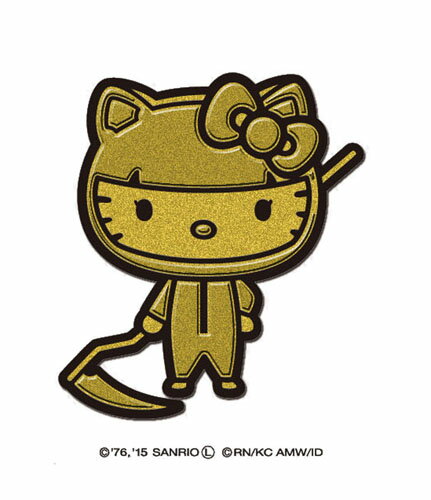 【メール便可】サンリオ★ハローキティ×デュラララ!!★蒔絵シール(キティ・セルティ)HELLO KITTY×DRRR!!