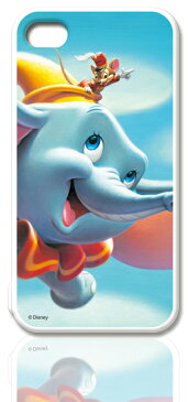 ディズニースマホケース(ホワイト)【ダンボ&ティモシー】選べる機種(iPhone6,6s,6 plus/5C,5/5s/SE(第一世代),4/4s,GALAXY S5/S4,XperiaA)Disney/スマホカバー