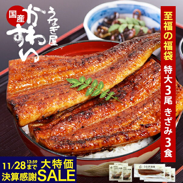 \13470円分入って9480円/決算感謝セール うなぎ 国産 かわすい 冷凍 うなぎ蒲焼き 福袋 【うなぎ屋かわすい】 ウナギ 鰻 蒲焼き ひつまぶし 土用丑の日 土用丑 グルメ 食べ物 誕生日プレゼント 内祝い お返し 詰め合わせ 福袋セット セール