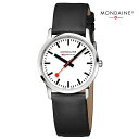 MONDAINE モンディーン シンプリィーエレガント A400.30351-12SBB クオーツ レディース 腕時計 ウォッチ 時計 シルバ-色 レザーストラップ スイス正規品 メーカー保証付 誕生日プレゼント 女性 ギフト ブランド おしゃれ 送料無料