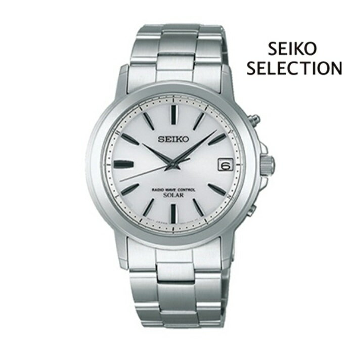 SEIKO セイコー SEIKO-SELECTION セイコーセレクション SBTM167 ソーラー電波 メンズ 腕時計 ウォッチ 時計 シルバー色 金属ベルト 国内正規品 メーカー保証付 誕生日プレゼント 男性 ギフト ブランド 送料無料