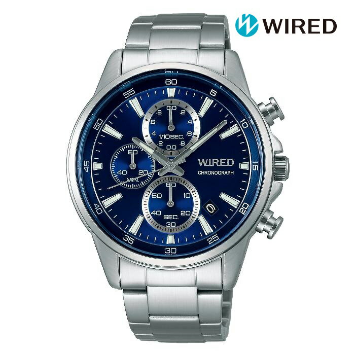 SEIKO セイコー WIRED ワイアード AGAT423 電池式クォーツ メンズ 腕時計 ウォッチ 時計 シルバー色 金属ベルト 国内正規品 メーカー保証付 誕生日プレゼント 男性 ギフト ブランド かっこいい もてる 送料無料