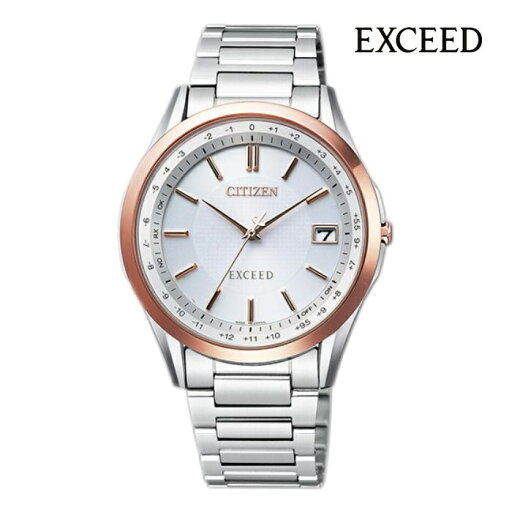CITIZEN シチズン エクシード EXCEED CB1114-52A エコ・ドライブ電波 メンズ 腕時計 ウォッチ 時計 コンビ色 金属ベルト 国内正規品 メーカー保証付 誕生日プレゼント 男性 ギフト ブランド かっこいい もてる 送料無料