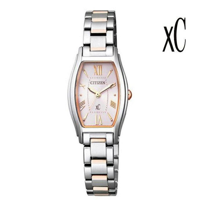 OMEGA - CITIZEN シチズン XC クロスシー EW5544-51W エコ・ドライブ レディス 腕時計 ウォッチ 時計 コンビ色 金属ベルト 国内正規品 メーカー保証付 誕生日プレゼント 女性 ギフト ブランド おしゃれ 送料無料