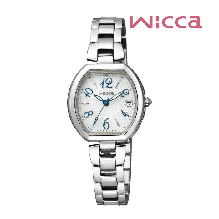 CITIZEN シチズン Wicca ウィッカ KL0-715-11 ソーラーテック電波 レディス 腕時計 ウォッチ 時計 シルバー色 金属ベルト 国内正規品 メーカー保証付 誕生日プレゼント 女性 ギフト ブランド おしゃれ 送料無料
