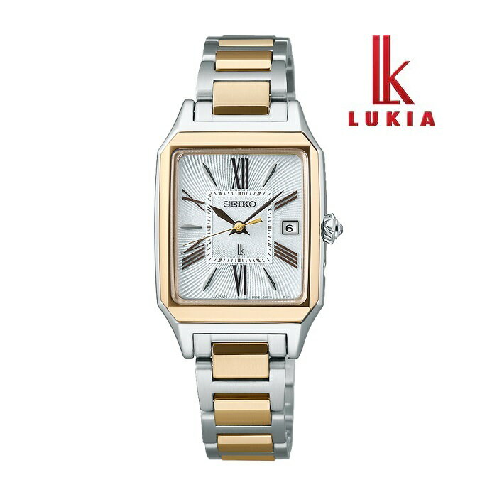 SEIKO セイコー LUKIA ルキア SSVW210 ソーラー電波 レディス 腕時計 ウォッチ 時計 コンビ色 金属ベルト 国内正規品 メーカー保証付 誕生日プレゼント 女性 ギフト ブランド おしゃれ 送料無料のサムネイル