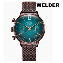 WELDER ウェルダー WWRC626 クオーツ レディス 腕時計 ウォッチ 時計 ブロンズ色 メッシュベルト 正規輸入品 メーカー保証付 誕生日プレゼント 女性 ギフト ブランド おしゃれ 送料無料