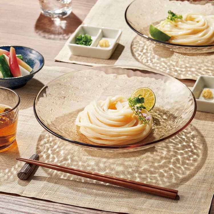 麺皿 ガラス 器 中皿 ボウル グラシュー ボール 23 食洗機対応 日本製 食器 キッチン雑貨 キッチン用品