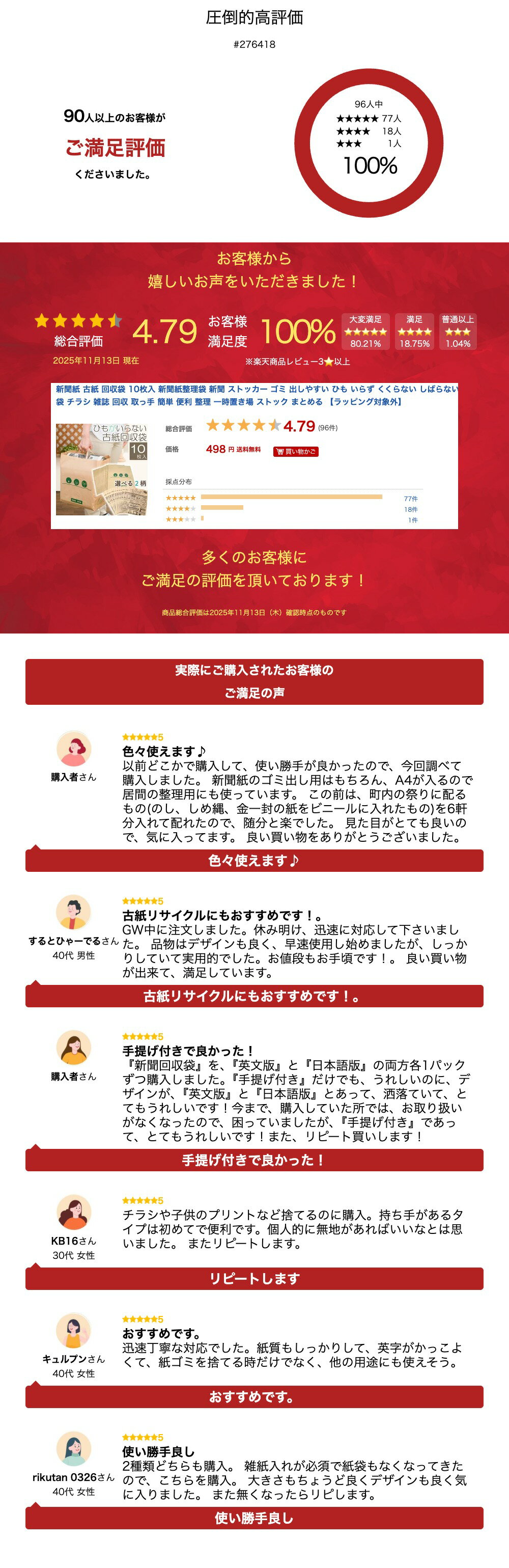 新聞紙 古紙 回収袋 10枚入 新聞紙整理袋 新聞 ストッカー ゴミ 出しやすい ひも いらず くくらない しばらない 紙袋 チラシ 雑誌 回収 取っ手 簡単 便利 整理 一時置き場 ストック まとめる 【ラッピング対象外】 - Image 3