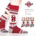 CHUP チュプ HO!HO!HO! ウール中厚ソックス / レッド グレー ネイビー / EXC-CR-1161/ 日本製 MADE IN JAPAN 新作 グレンクライド ハイソックス クルーソックス 靴下 ソックス メンズ レディース おしゃれ