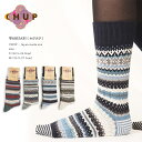 CHUP チュプ WABISABI (わびさび) 綿中厚ソックス / 全4色 ネイビー レッド ブルー グリーン / sea-man / 日本製 MADE IN...