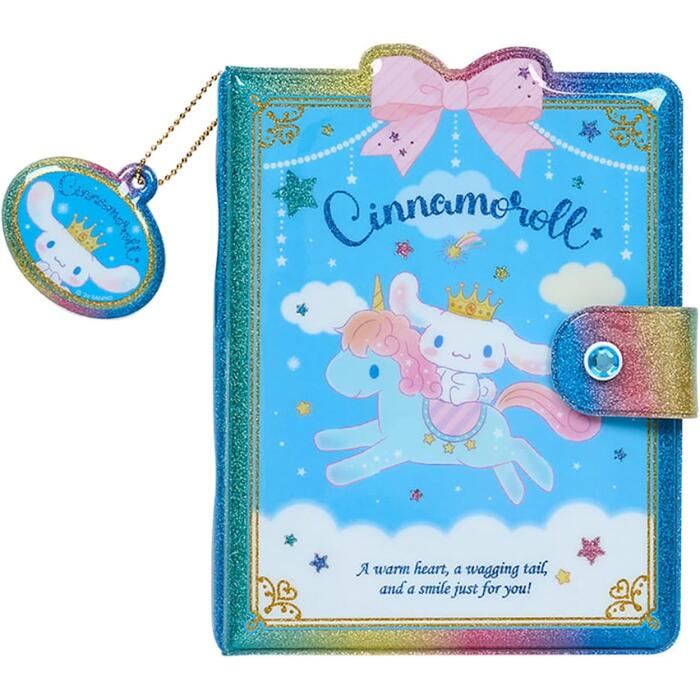 Rakuten - サンリオ SANRIO ときめくシール＆シール手帳 シナモロール 収納 チャーム付き シール台紙 貼って剥がせる スライダー付きケース お手紙風メモ 913928