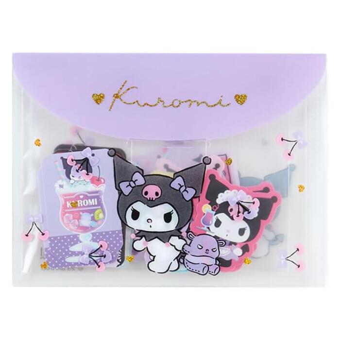 Rakuten - サンリオ SANRIO シール&ケースセット シール40枚入り（20柄×各2枚） サンリオキャラクターズ クロミ ハローキティ ポチャッコ ポムポムプリン リトルツインスターズ