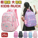 リュック キッズ 大容量 大きめ 25L 軽量 軽い リュックサック バックパック 子供 こども かわいい アウトドア キッズリュック 通園バッグ 子ども 女の子 撥水 a4 修学旅行 子供用 小学生 幼稚園 保育園 入園 通園 遠足 通学
