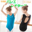 バレエ レオタード 子供 ジュニア キッズ 子ども ダンス 衣装 ダンスウェア レース シースルー 柔らかい シンプル ストレッチ 伸縮 練習 レッスン 新体操...