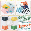 ショーツ ボクサーパンツ キッズ 5枚組 5枚セット 子供下着 インナー パンツ 男の子 男児 キッズ下着 幼児 アンダーウェア ジュニア 綿 子供服 子供 こ...