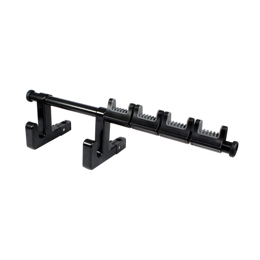 槌屋ヤック(Tsuchiya Yac) 車内用品 ヘッドレスト用 ロッドホルダー ブラック 長さ15×幅6.5幅×高さ50cm RV-73