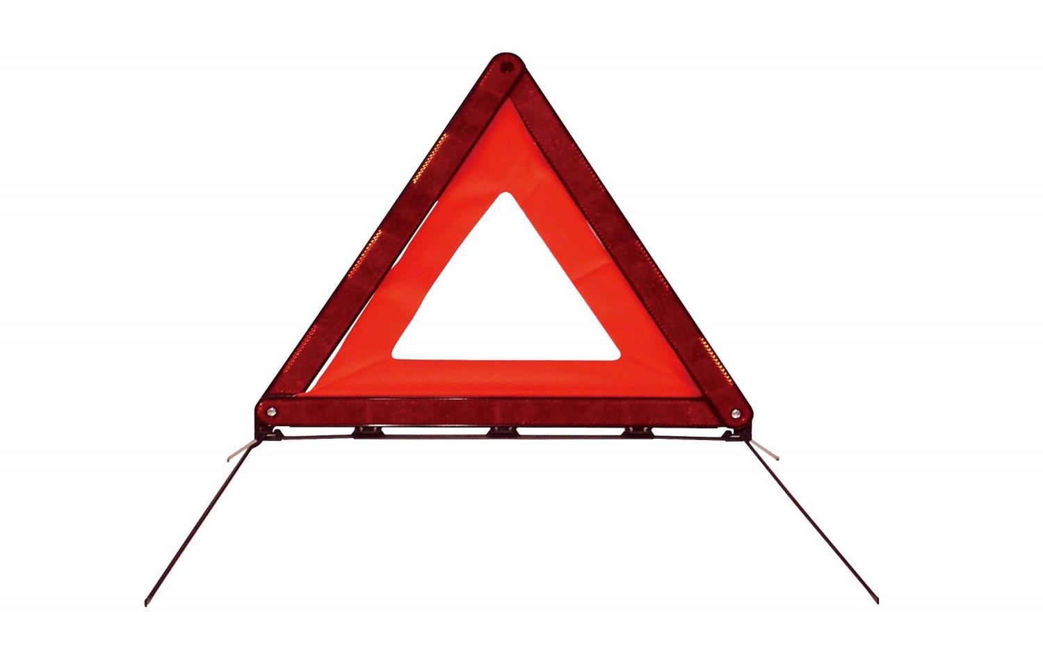 エマーソン(Emerson) 車載用三角停止表示板 EU規格適合品 後続車が見やすい昼夜間兼用型 一般道や高速道路での停車中の事故防止・ 収納に便利なプラスチックケース付 EM-352