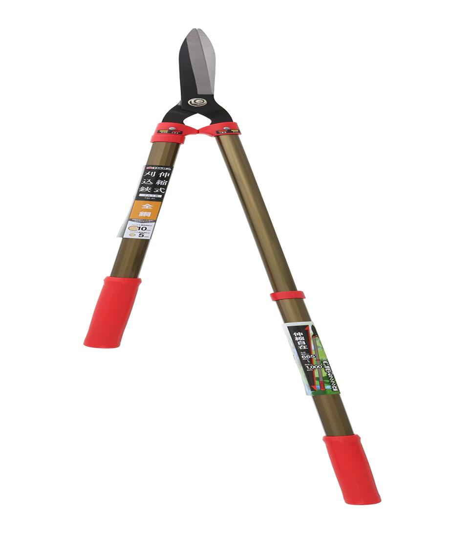 高儀(Takagi) 伸縮式 アルミ柄 刈込鋏 全鋼 TSK-01