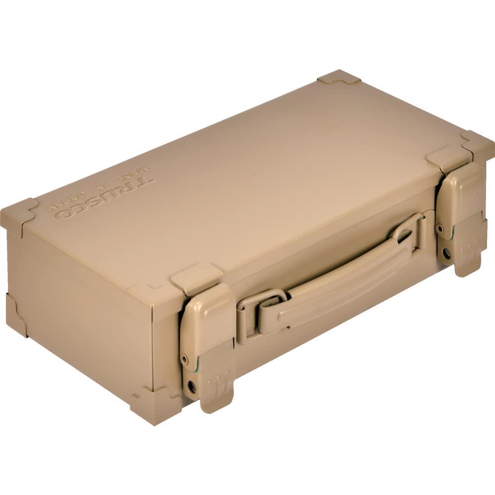 トラスコ中山(TRUSCO) トランク型工具箱 ライトサンド W270×D145×H70mm CT-260-LS