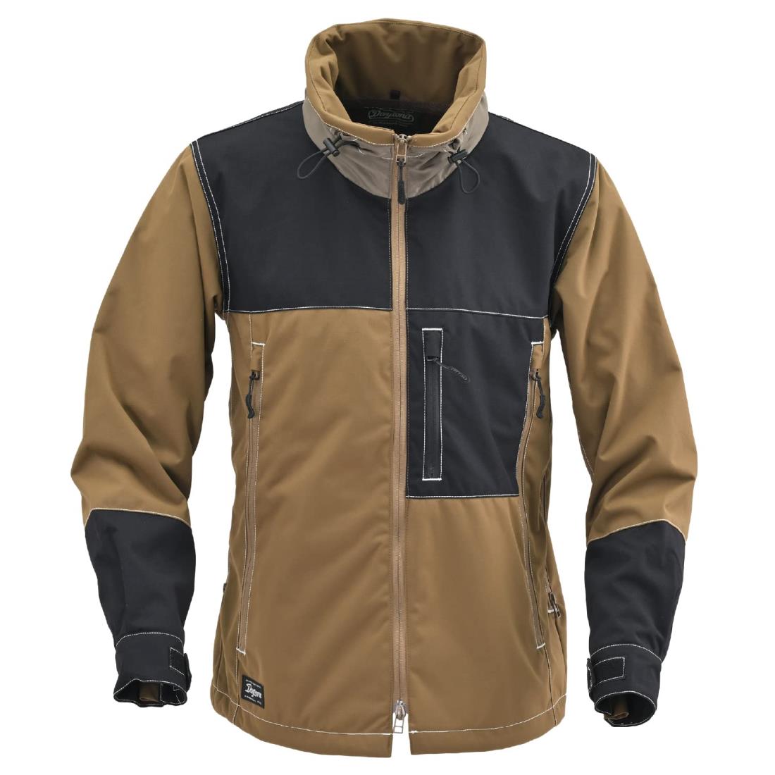 Daytona バイク ジャケット 春夏秋 薄型プロテクター(ひじ/背中) 付属 CEレベル1 簡易防水 防風 大型エアベンチ CPS規格対応 エアインテークパ...