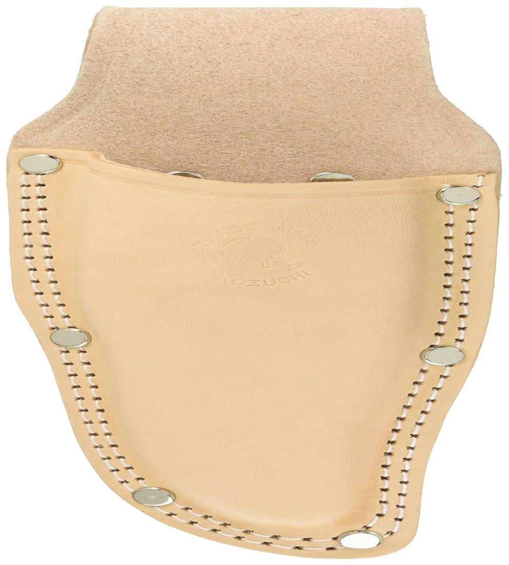 コヅチ ヌメ皮 剪定鋏ケース 台曲り 特大 型押 ST-23