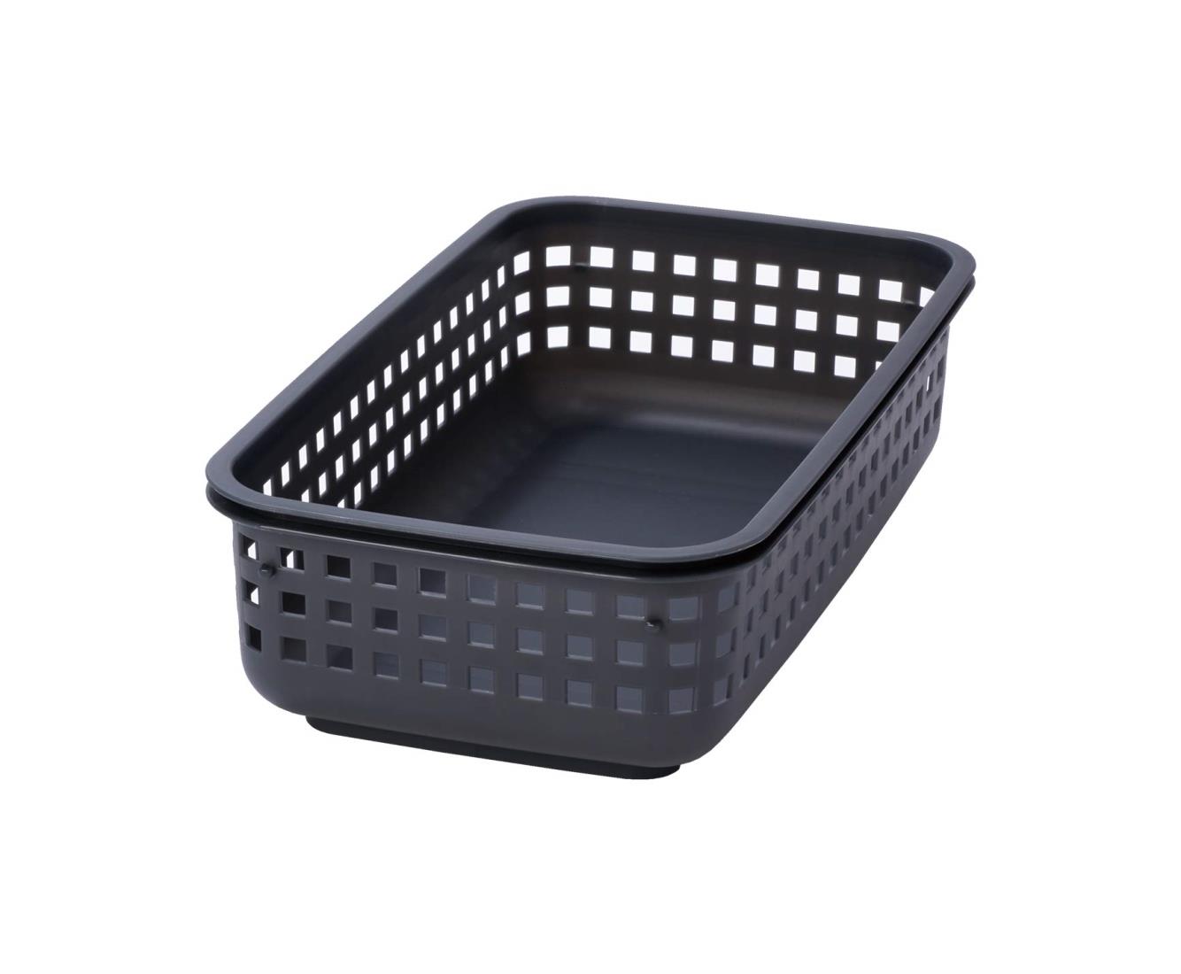 ライクイット (like-it) ランドリー 洗濯 収納 スタッキングランドリーバスケット (SS) グレー LBB-14C バイオマスプラスチック 約30%使用