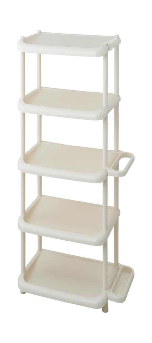 ライクイット(like-it) 靴収納 シューズストレージ 5段 ワイド 約幅56x奥31x高87cm アイボリー 日本製 ..