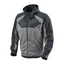 デイトナ バイク ジャケット 夏 メッシュ CE規格 ソフトプロテクター付属 ストレッチ ストリートデュアルパーカー 49735 DJ-023 メンズ グレー ...